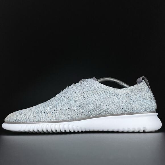 Cole Haan Zerogrand Stitchlite Men’s 10 M Blue Knit Casual Dress Shoes Sneakers